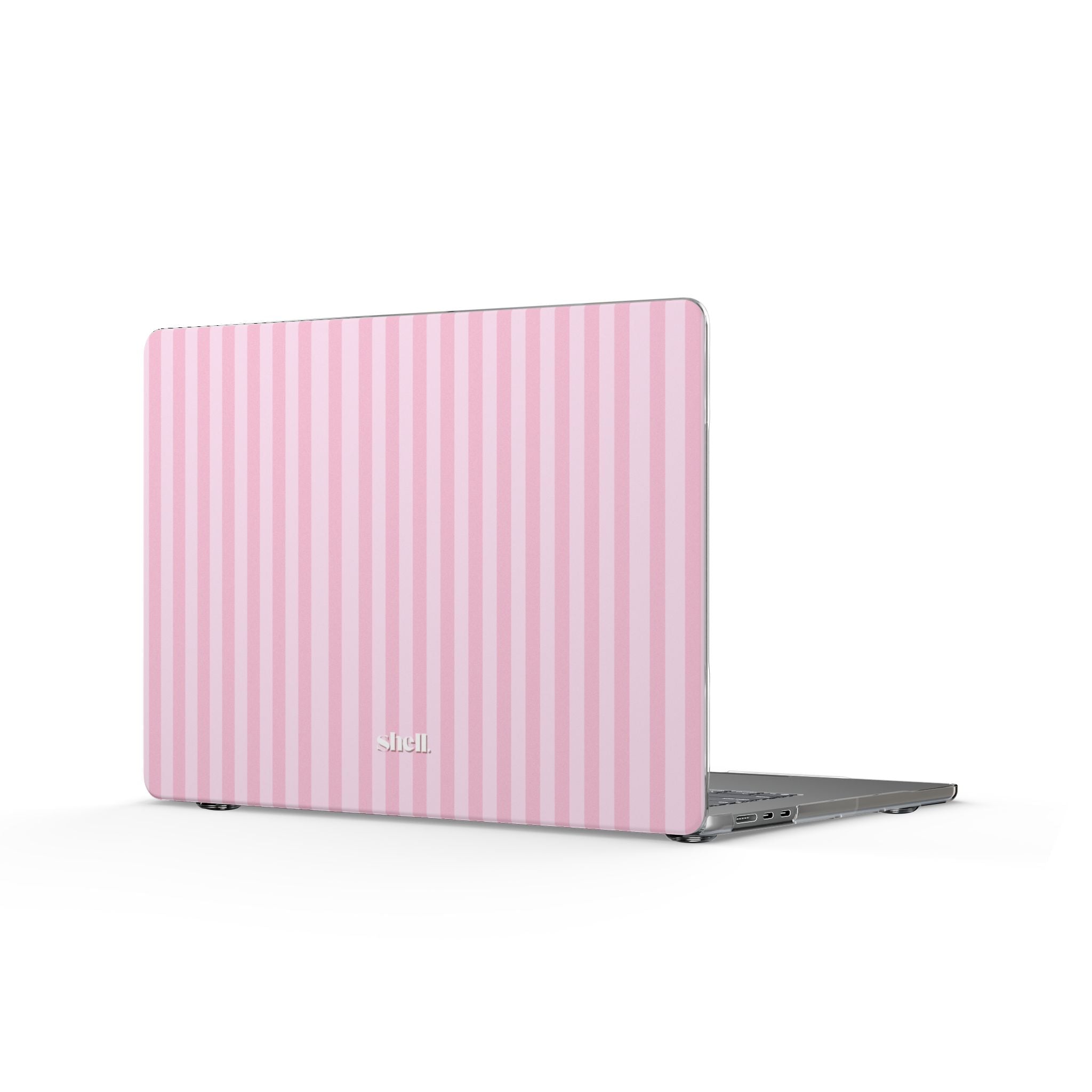Rosy Stripes Laptop Shell