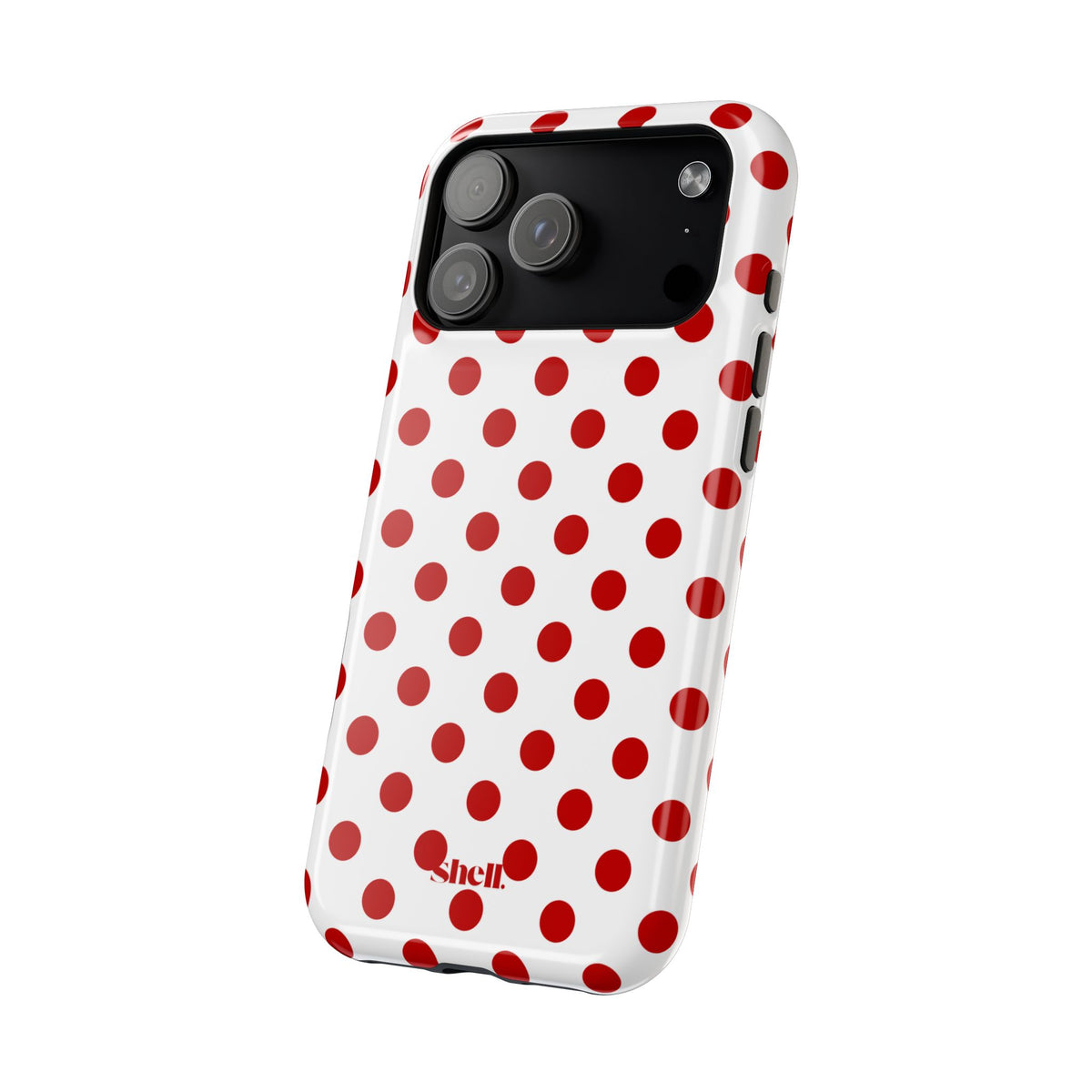 Red Polka Dot Shell