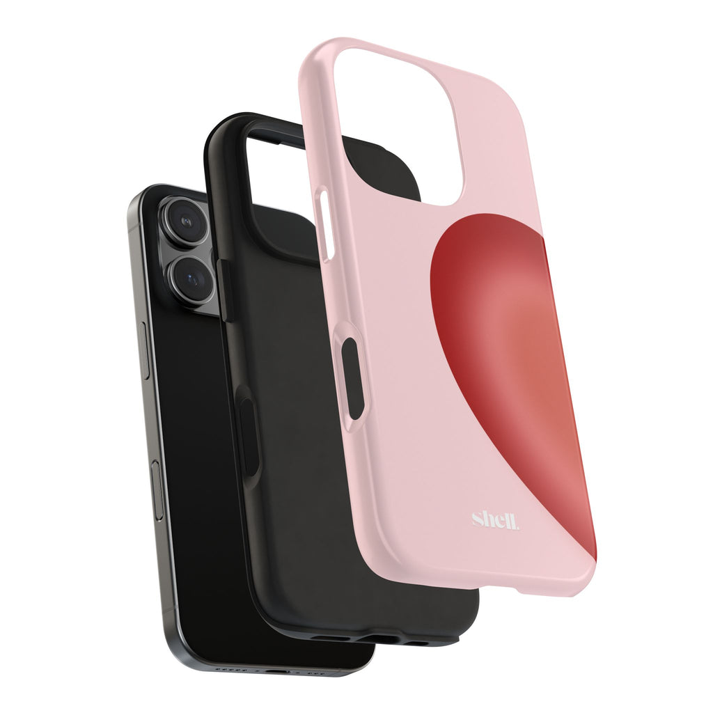 Pink Half of my Heart Shell