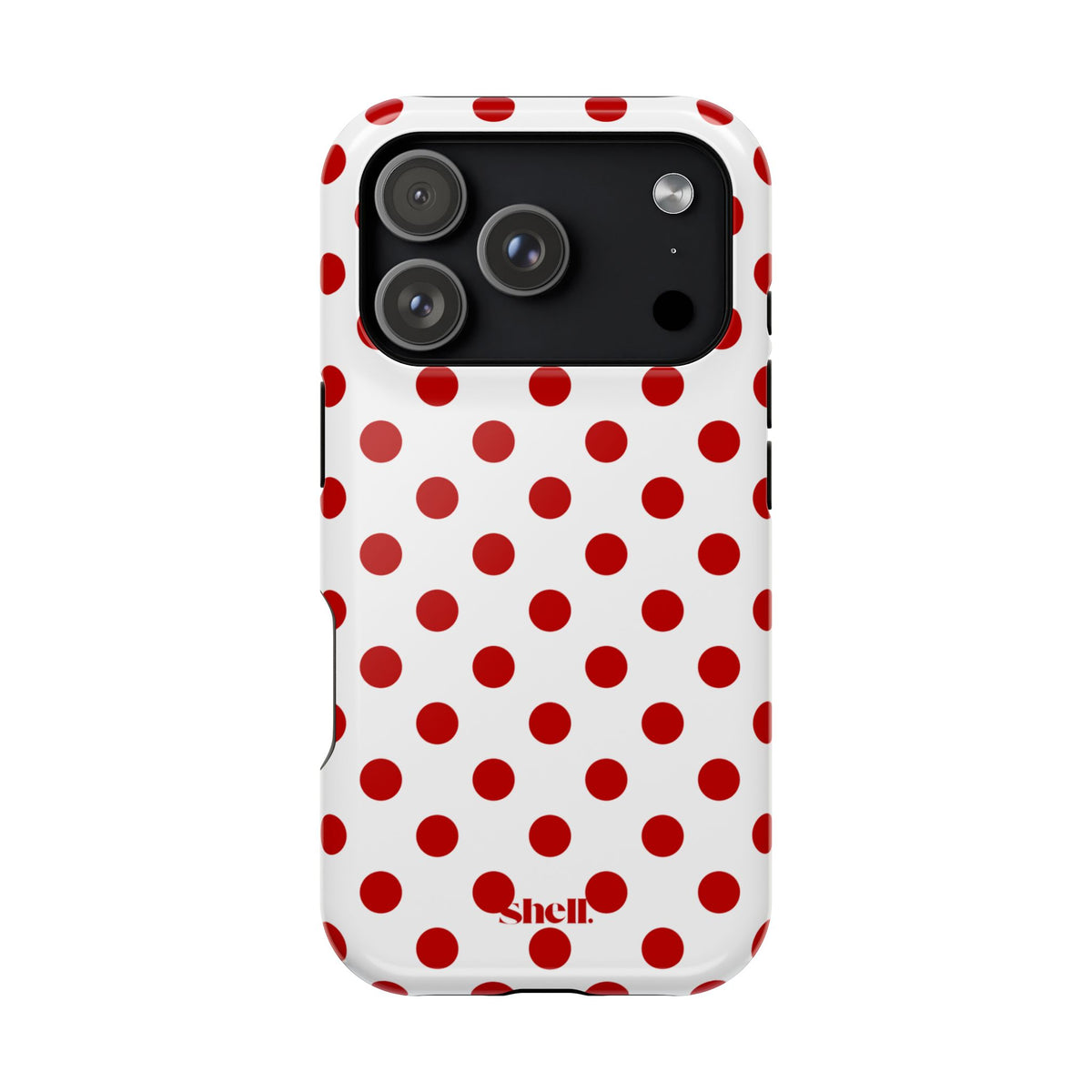 Red Polka Dot Shell