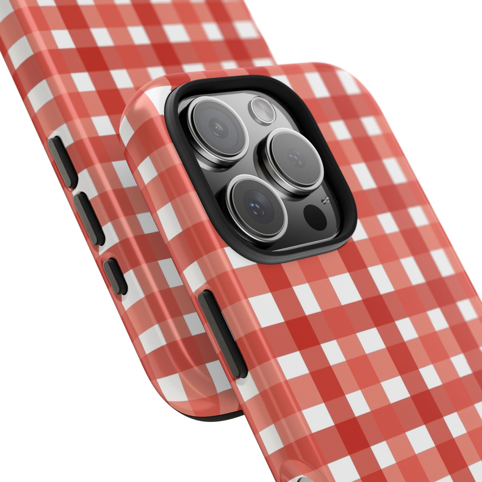 Red Gingham Shell