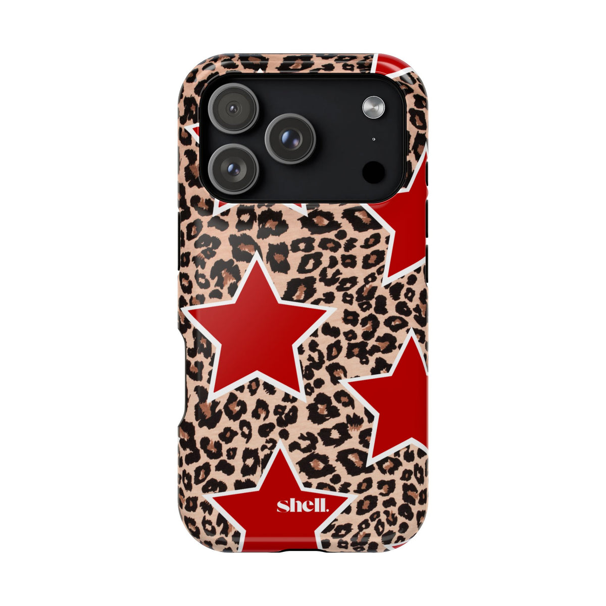 Red Leopard Star Shell