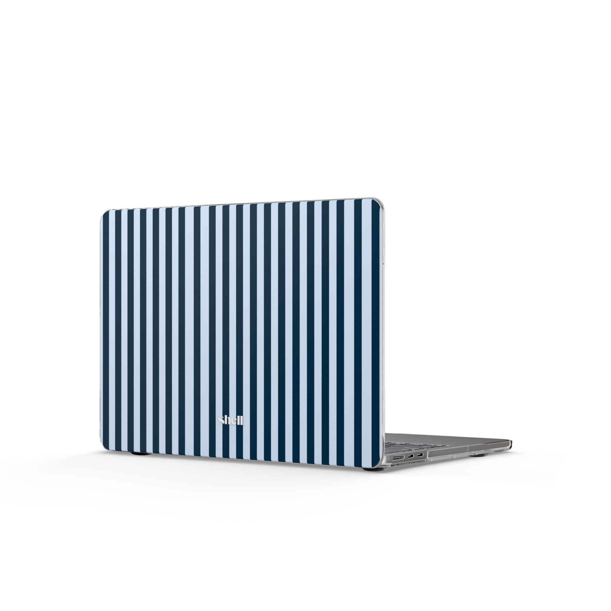 Navy Stripes Laptop Shell
