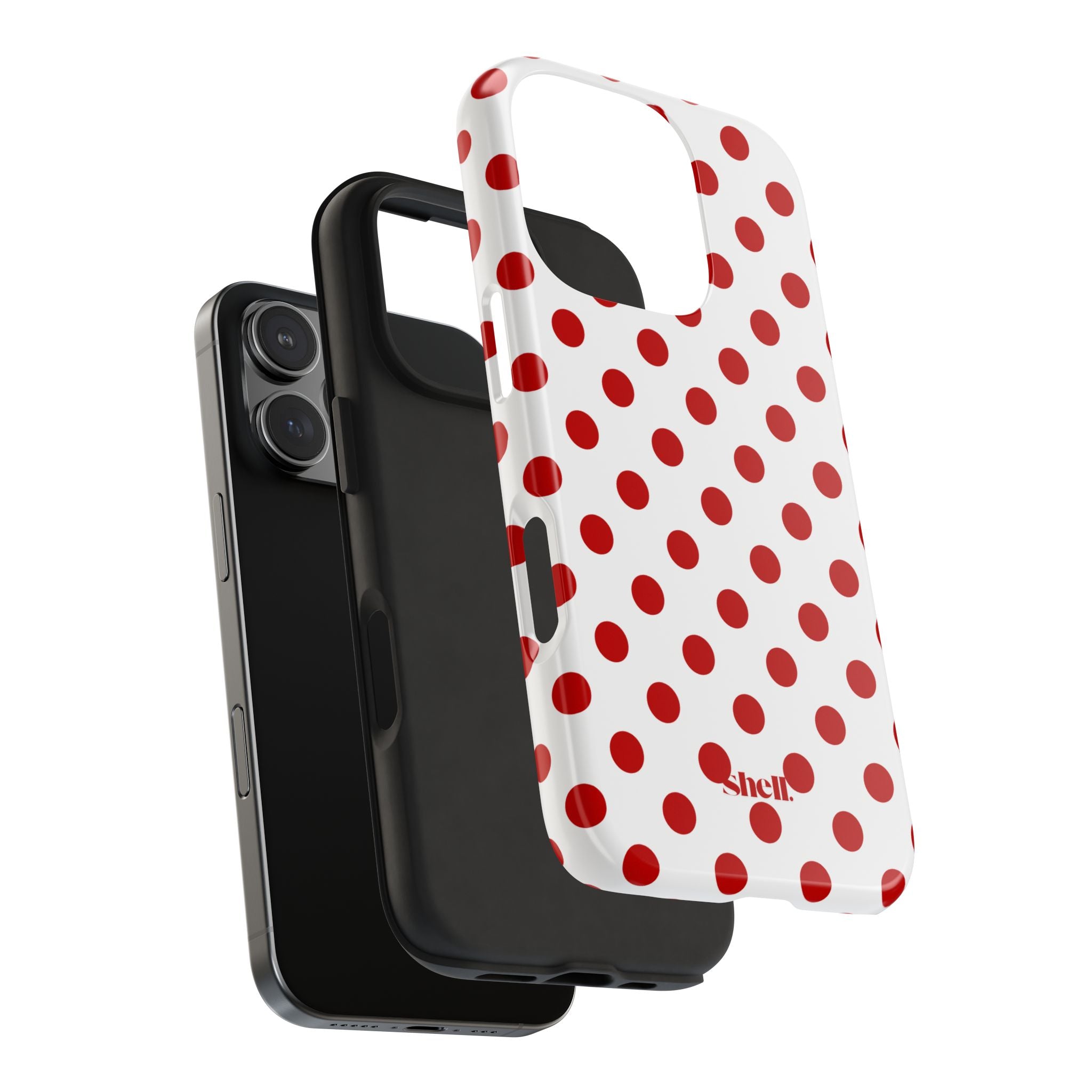 Red Polka Dot Shell