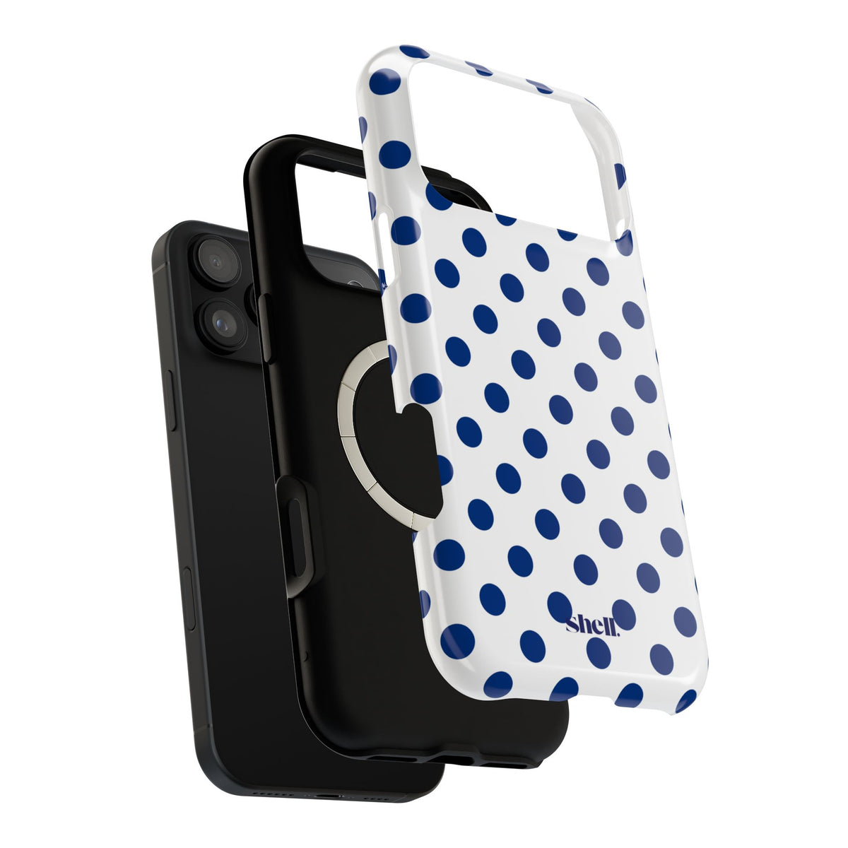 Blue Polka Dots Shell