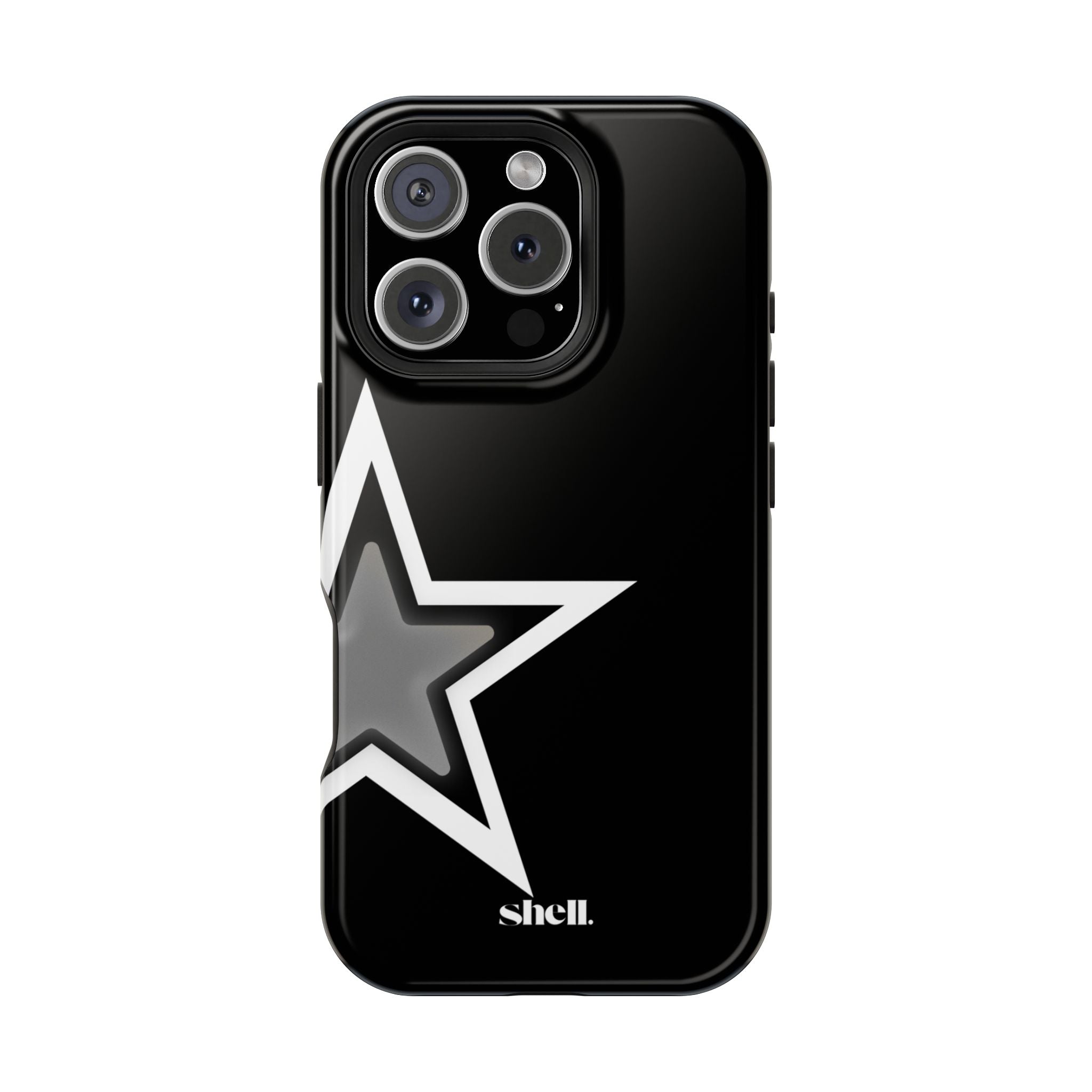 Black Twin Star Shell (MagSafe)