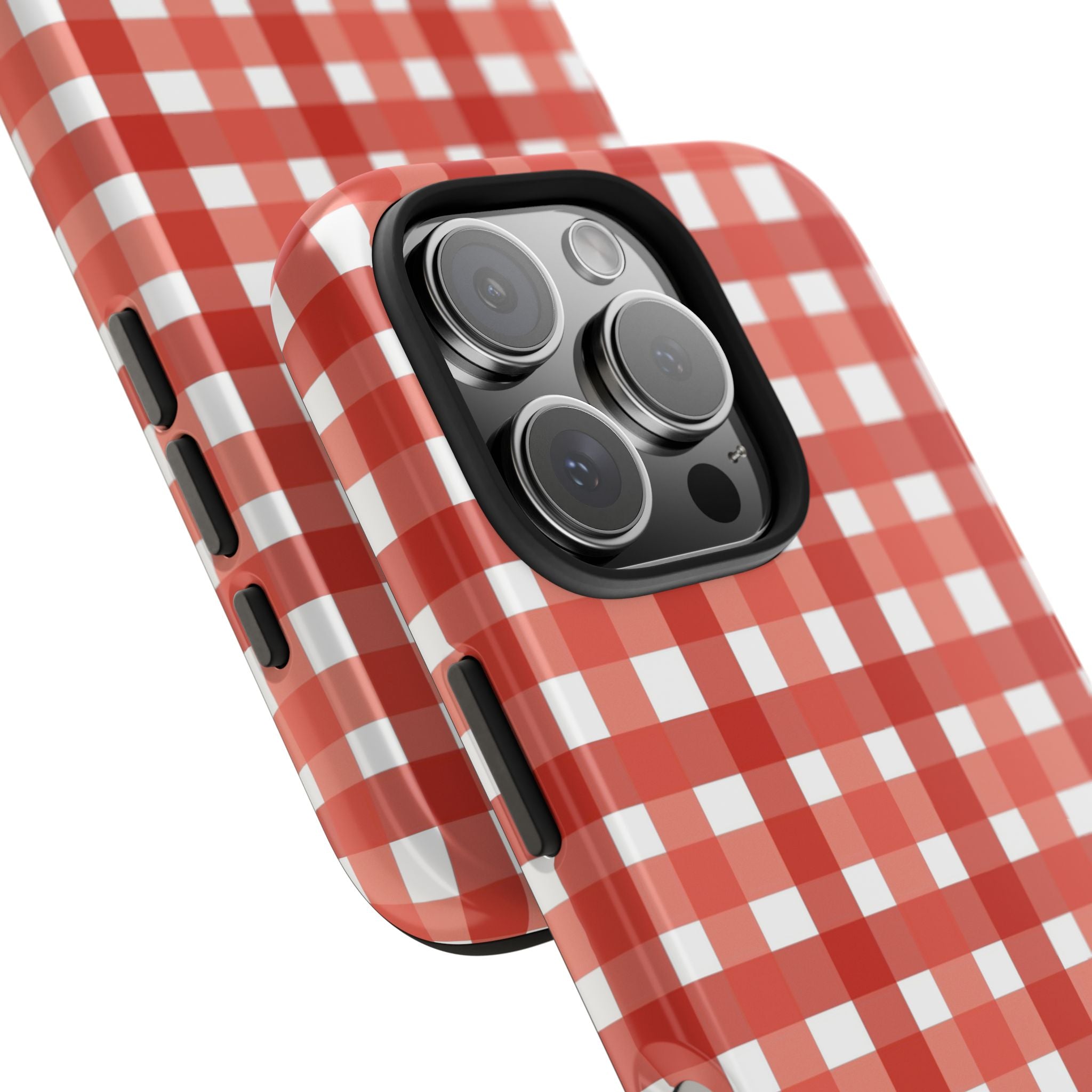 Red Gingham Shell