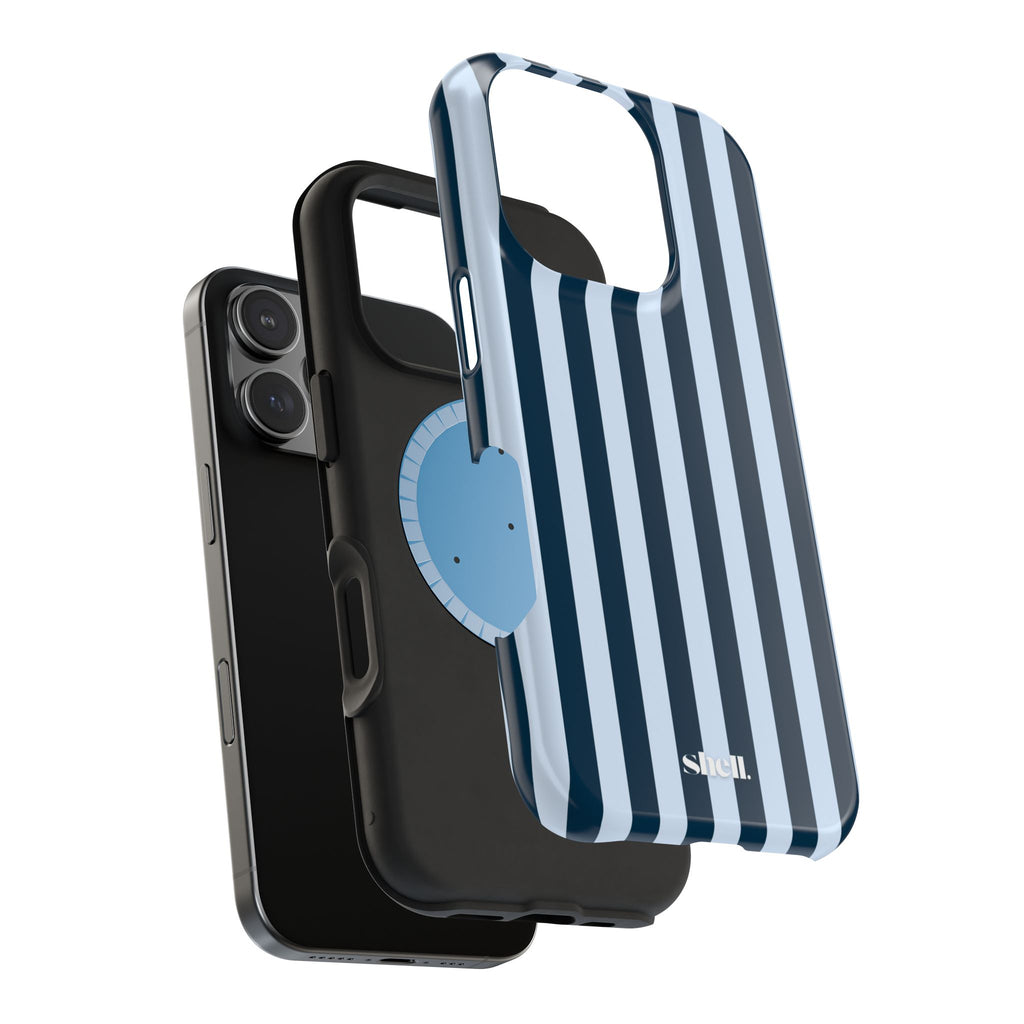 Navy Stripes Shell (MagSafe)