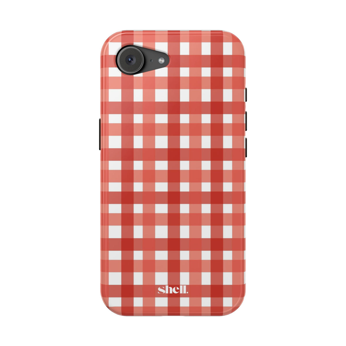 Red Gingham Shell