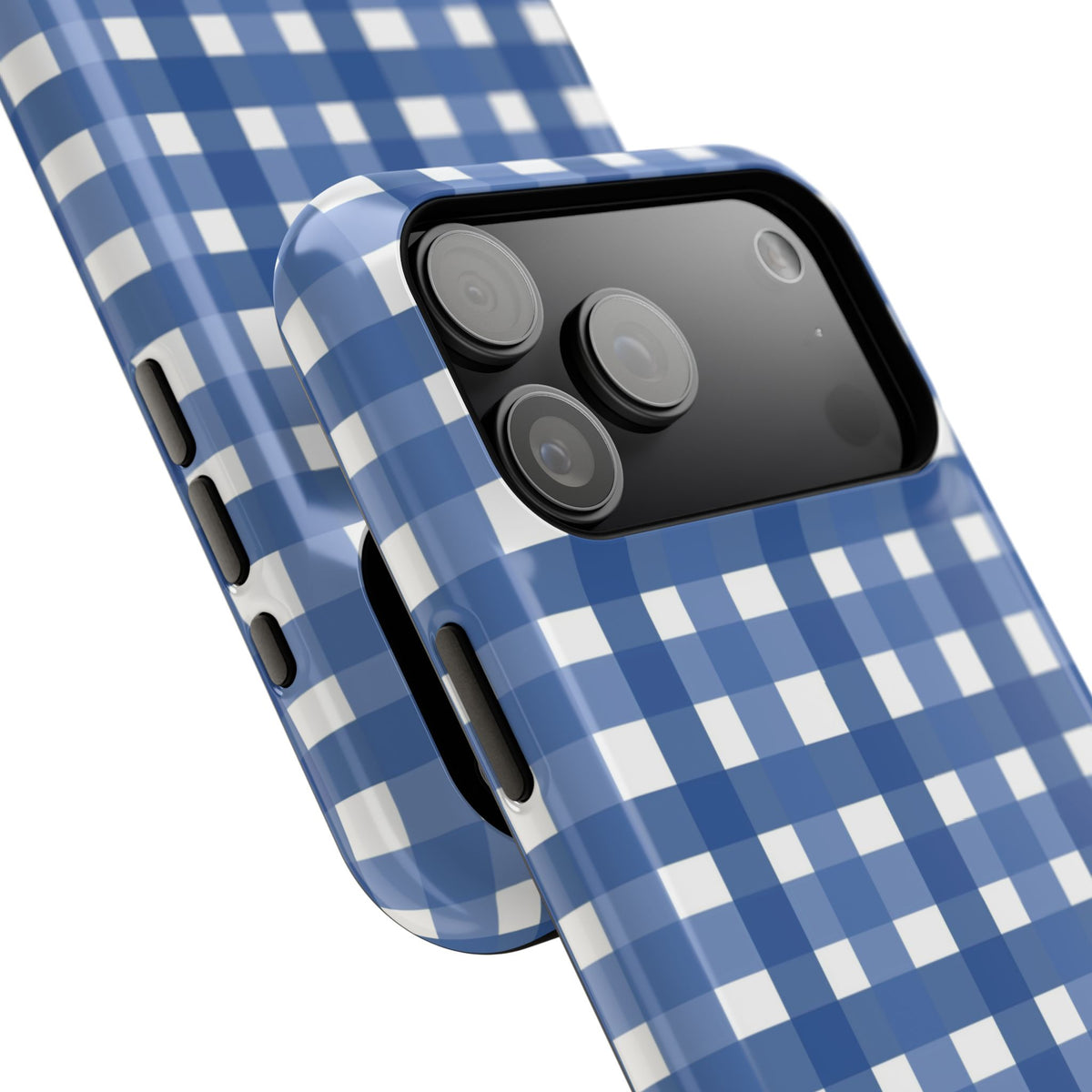 Blue Gingham Shell