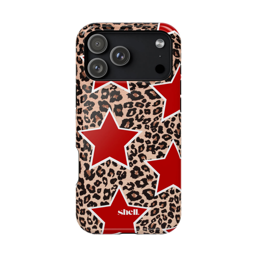 Red Leopard Star Shell