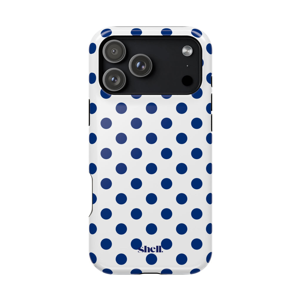 Blue Polka Dots Shell