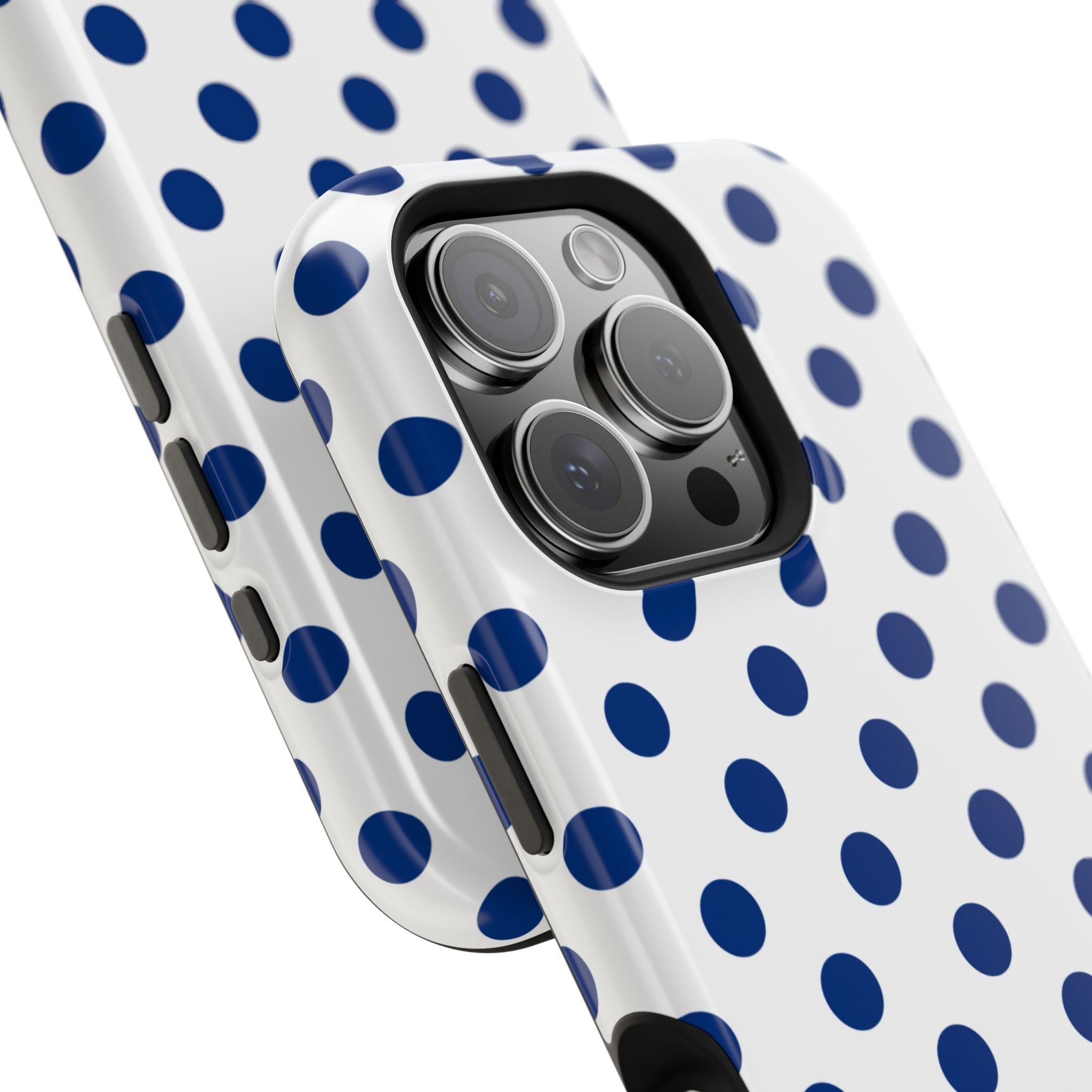 Blue Polka Dots Shell (MagSafe)