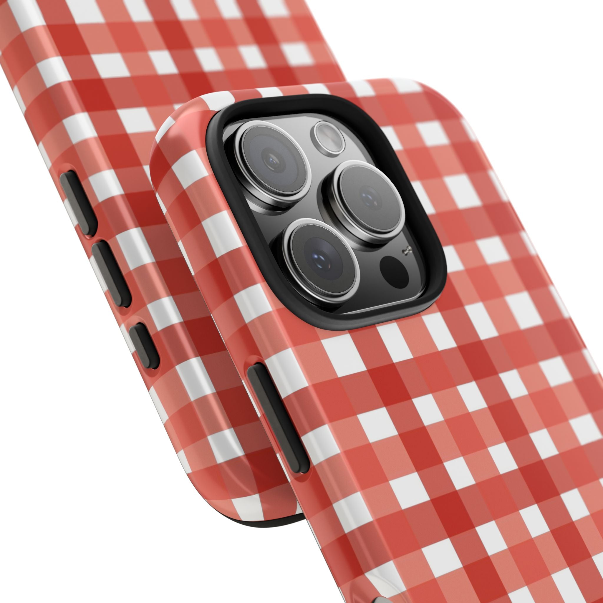 Red Gingham Shell