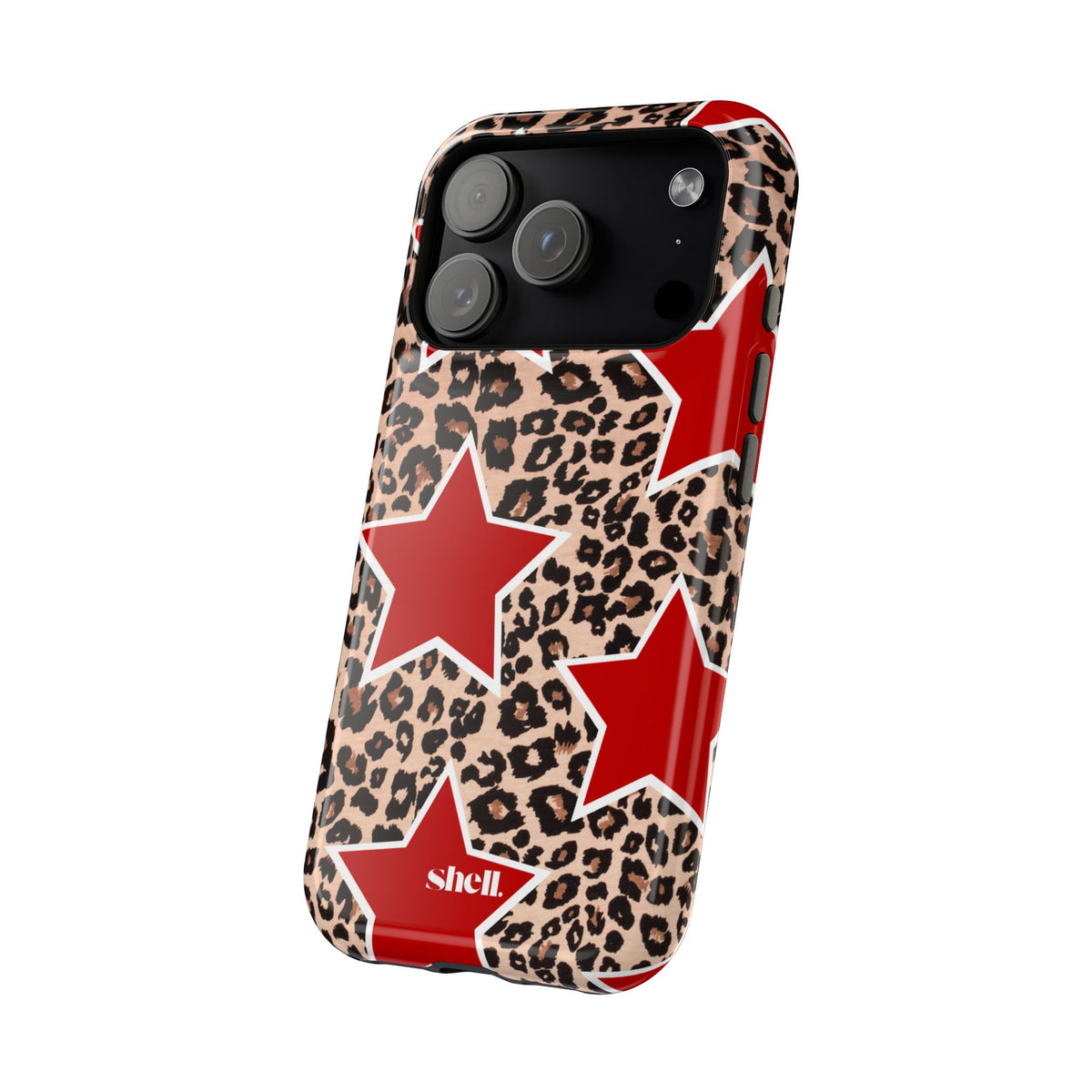 Red Leopard Star Shell