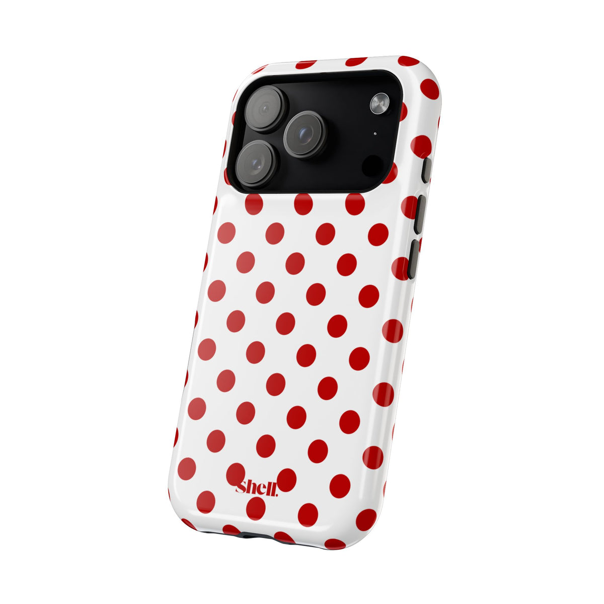 Red Polka Dot Shell