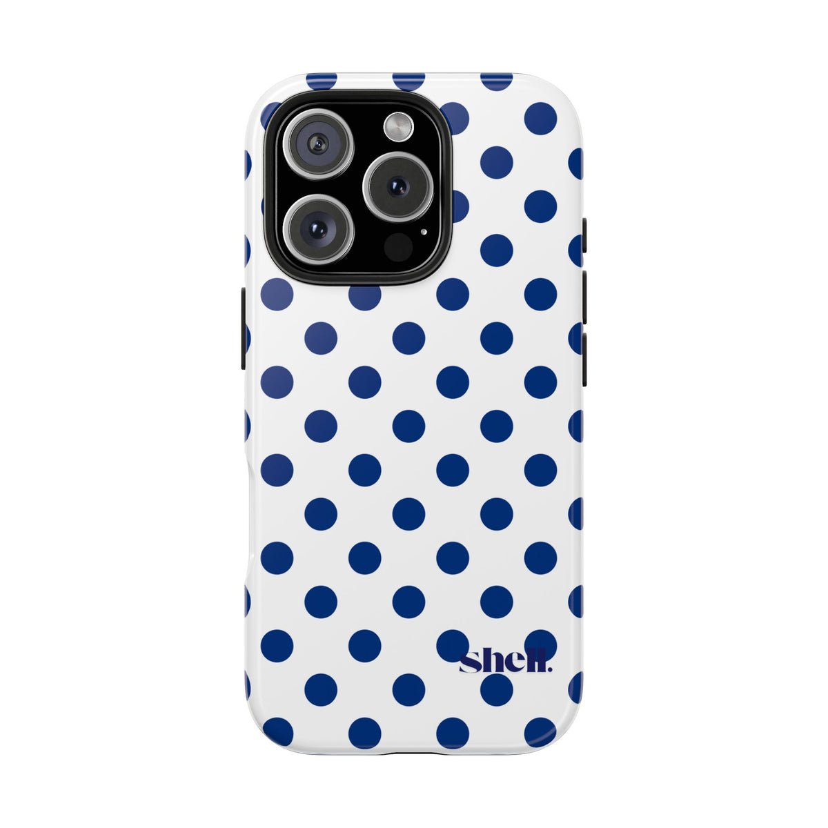 Blue Polka Dot Shell