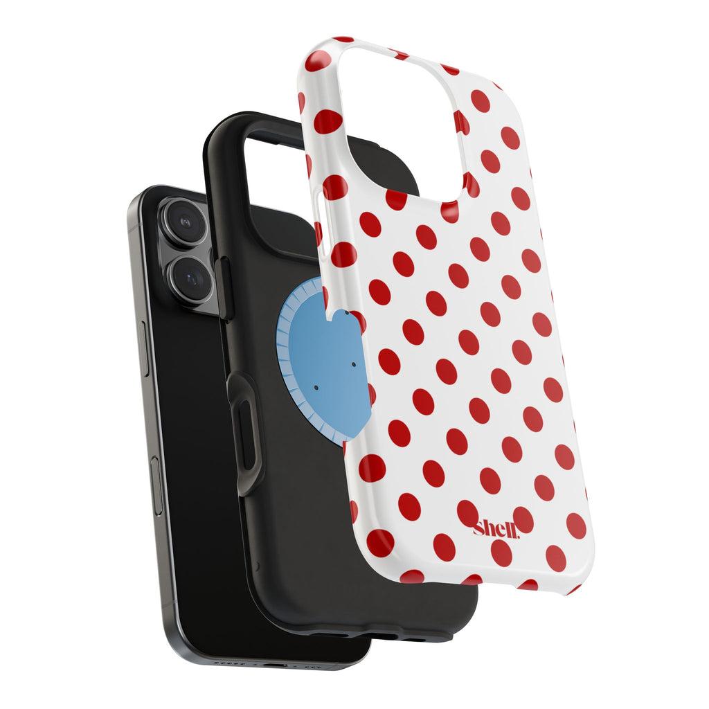 Red Polka Dot Shell (MagSafe)