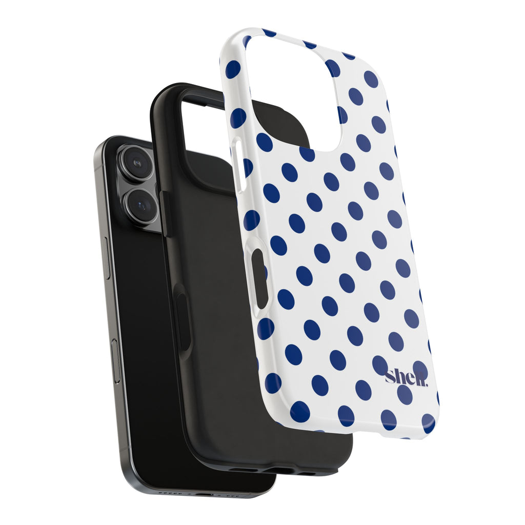 Blue Polka Dot Shell