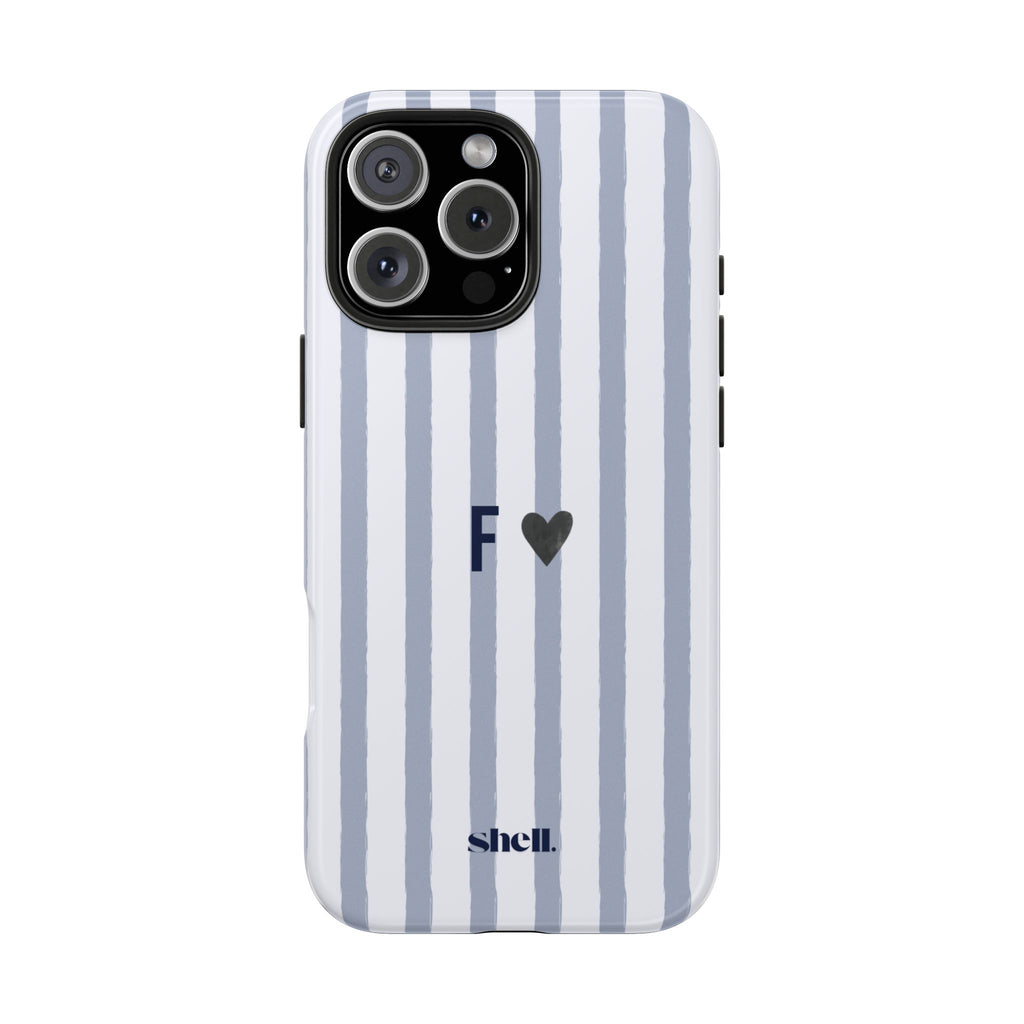 Blue Sweet Stripe Shell (Customizable)