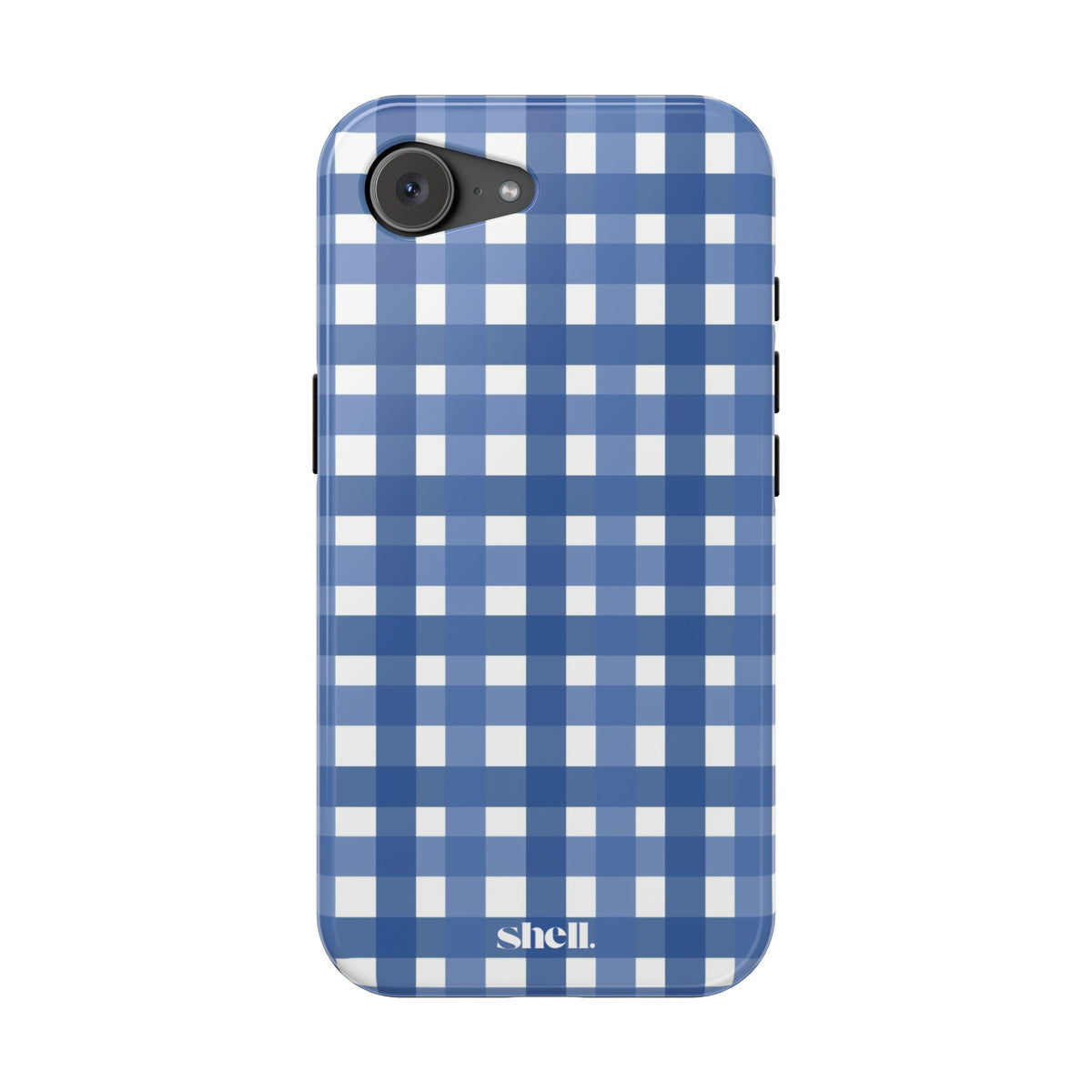 Blue Gingham Shell