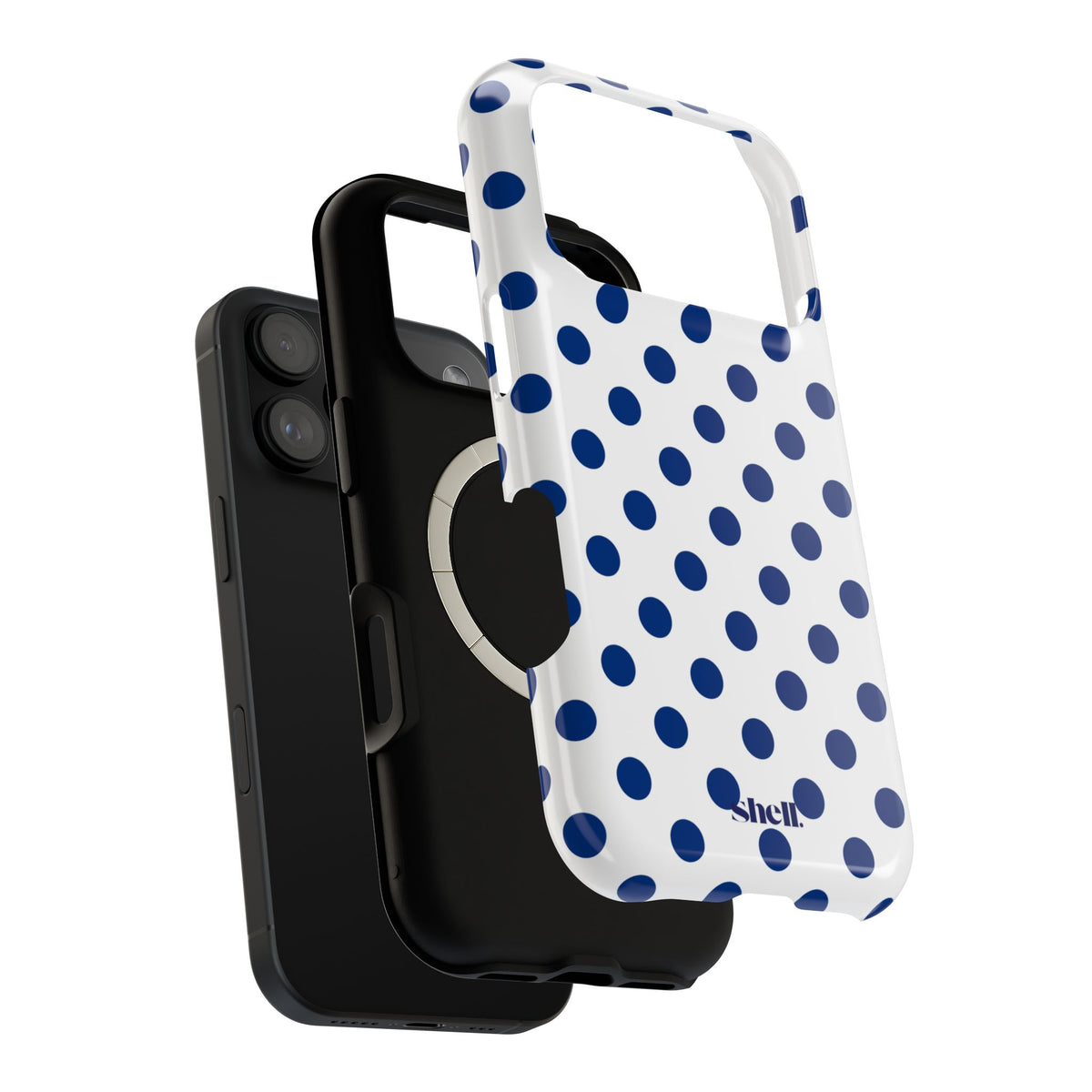 Blue Polka Dots Shell
