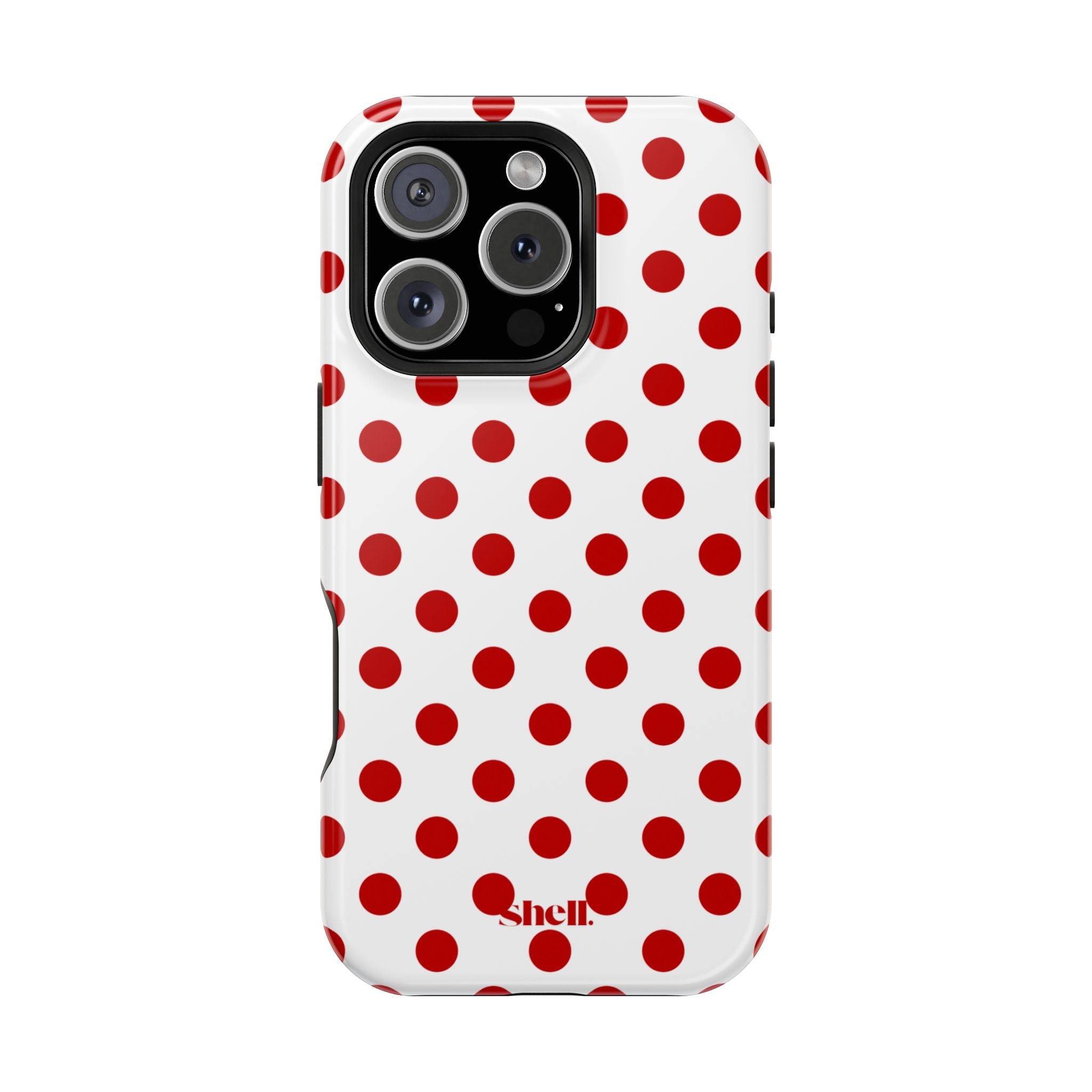Red Polka Dot Shell (MagSafe)